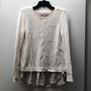 Loft | Blouse & Sweater Built In Combo